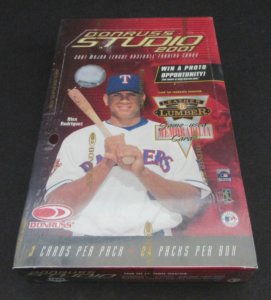 2001 Donruss Studio Baseball Box (Retail)