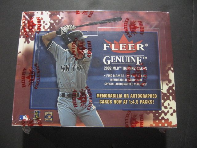 2002 Fleer Genuine Baseball Box (Hobby)