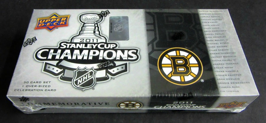 2011 Upper Deck Hockey Boston Bruins Stanley Cup Factory Set