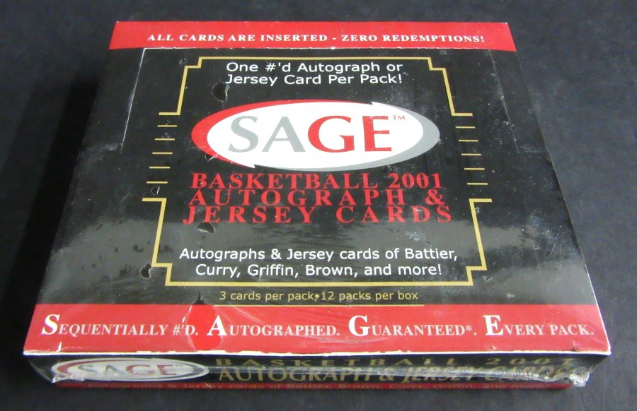 2001 2001/02 Sage Basketball Box (Hobby)