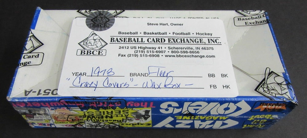 1973 Fleer Crazy Magazine Covers Unopened Wax Box (BBCE)