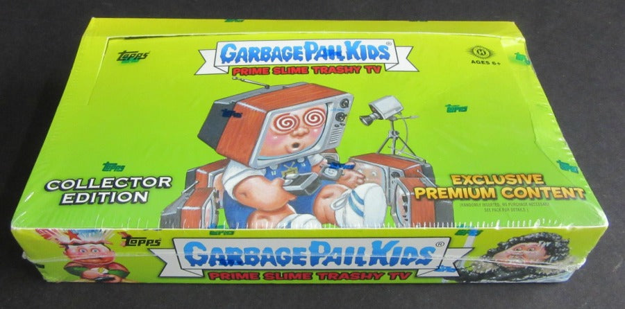 2016 Topps Garbage Pail Kids Series 2 Collector Edition Box (Hobby): Prime Slime Trashy TV