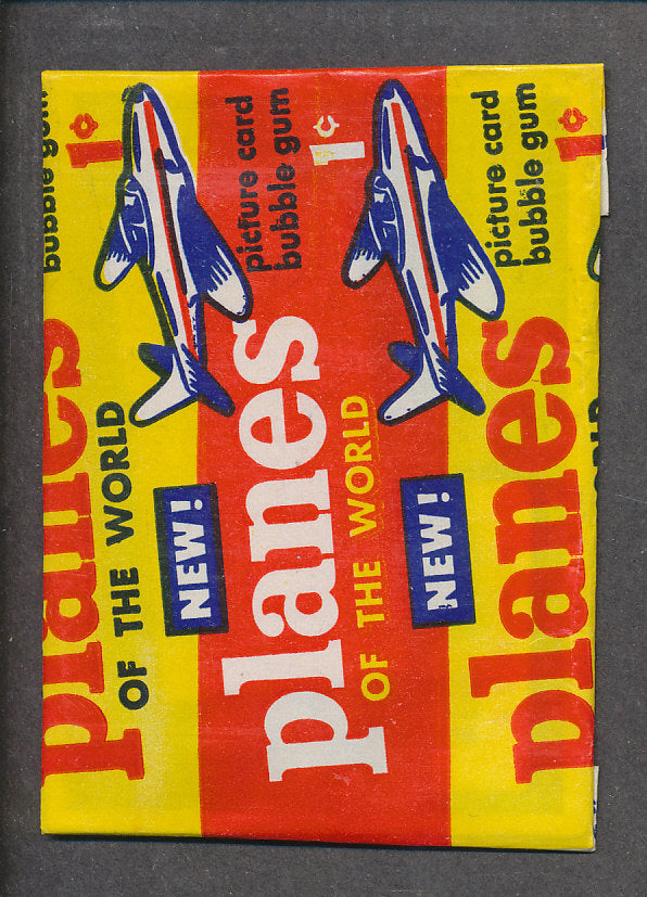 1957 Topps Planes of the World Unopened 1 Cent Wax Pack
