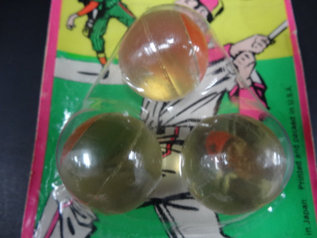 1970 Chemtoy Baseball Hi-Bounce Balls (Pack of 3)