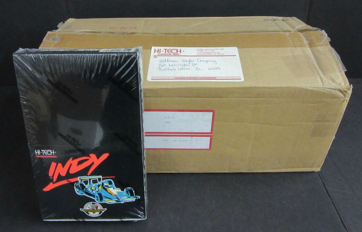 1993 Hi-Tech Indy Racing Race Cards Case (12 Box)