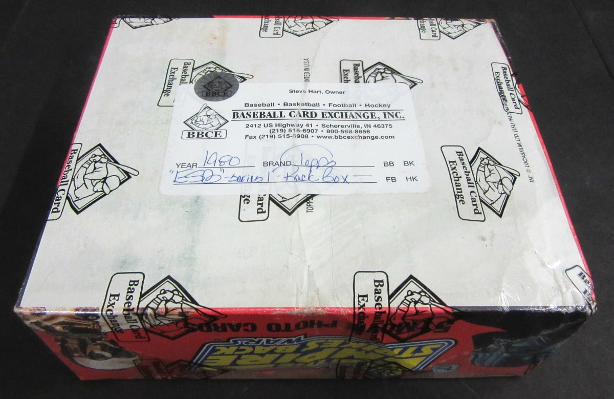 1980 Topps Star Wars Empire Strikes Back Series 1 Rack Box