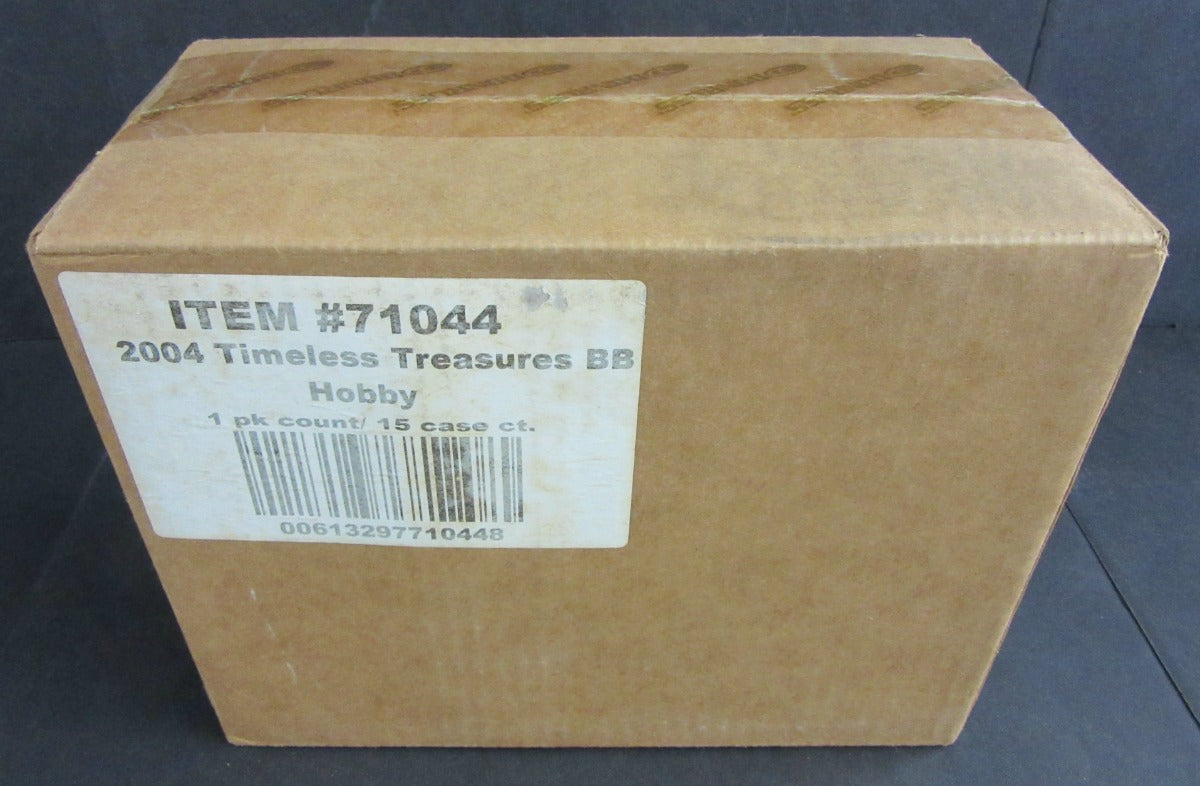 2004 Donruss Timeless Treasures Baseball Case (Hobby) (15 Box)