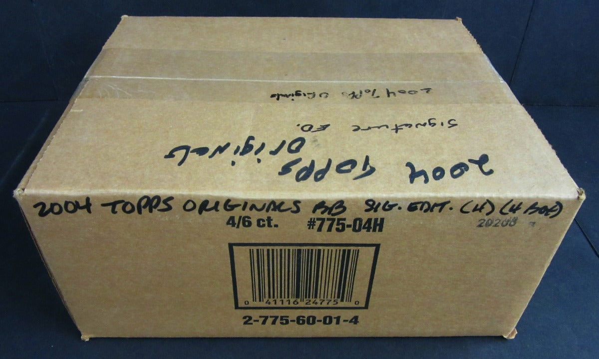 2004 Topps Originals Signature Baseball Case (Hobby) (4 Box)