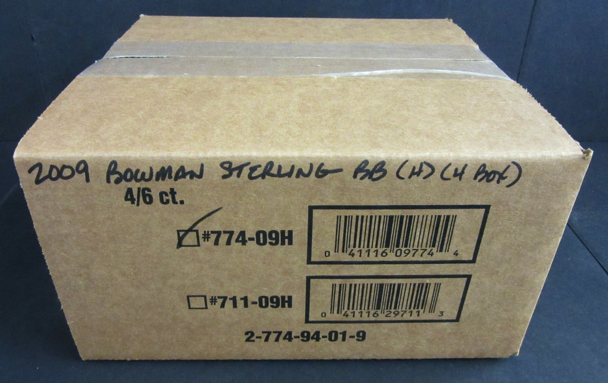 2009 Bowman Sterling Baseball Case (Hobby) (4 Box)