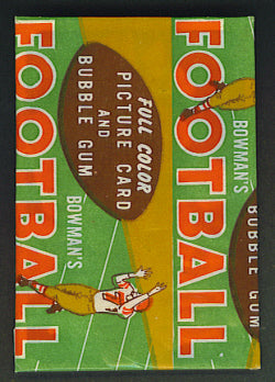 1954 Bowman Football Unopened 1 Cent Wax Pack