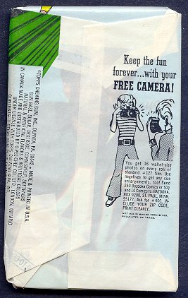 1970 Topps Super Football Unopened Pack w- Sayers Back