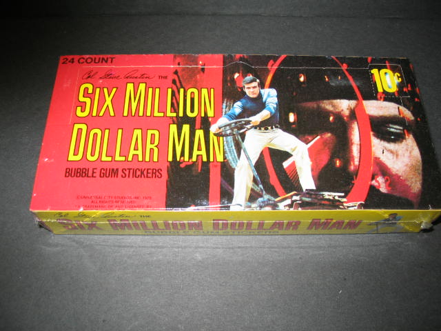 1974 Donruss Six Million Dollar Man Unopened Wax Box