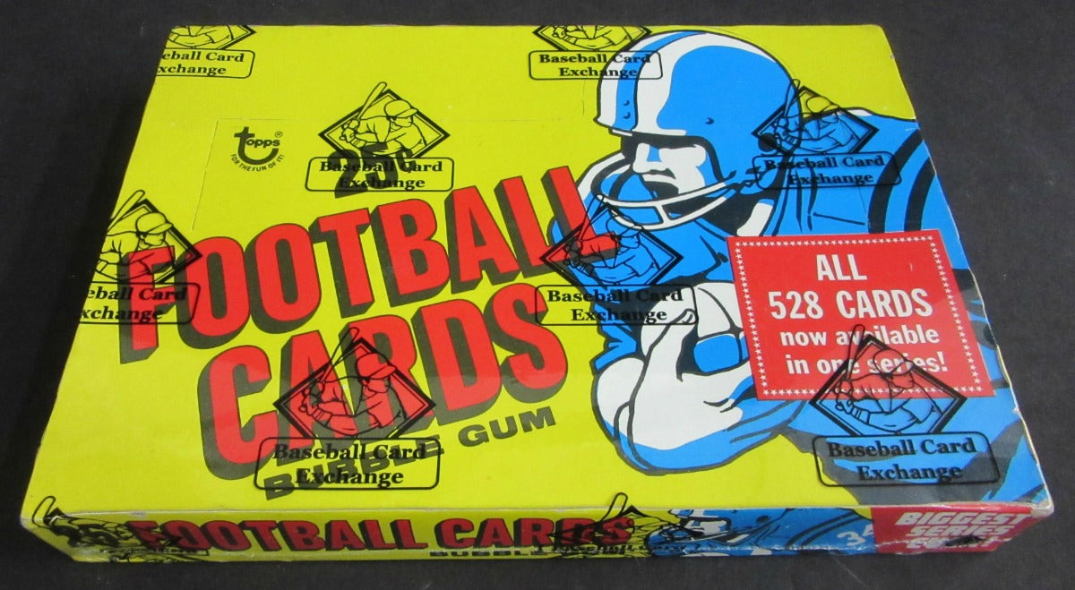 1975 Topps Football Unopened Cello Box (BBCE)