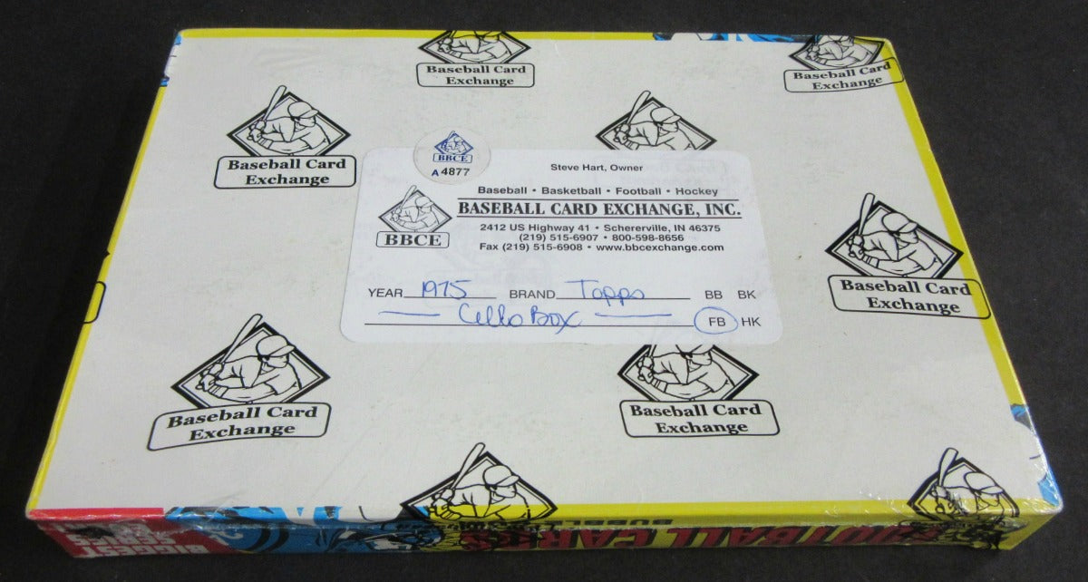 1975 Topps Football Unopened Cello Box (BBCE)