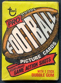 1977 Topps Football Unopened Wax Pack