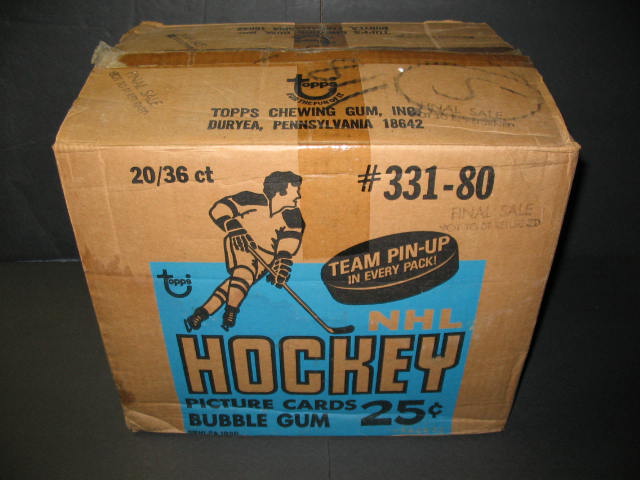 1980/81 Topps Hockey Unopened Wax Case (20 Box) (Sealed)