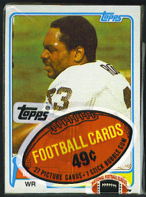 1981 Topps Football Unopened Cello Pack