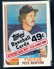 1982 Topps Baseball Unopened Cello Pack