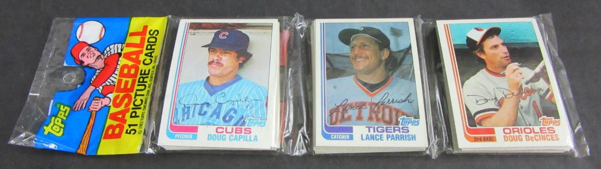 1982 Topps Baseball Unopened Rack Pack