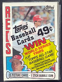 1984 Topps Baseball Unopened Cello Pack