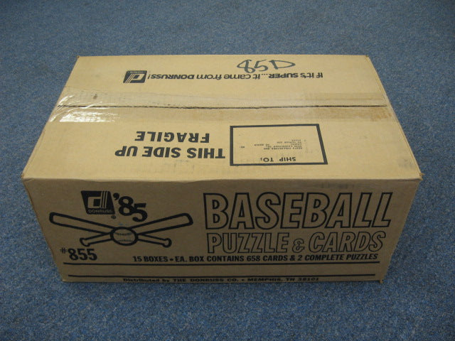 1985 Donruss Baseball Factory Set Case (15 Sets) (Authenticate)