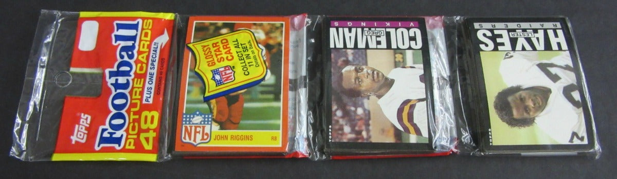 1985 Topps Football Unopened Rack Pack