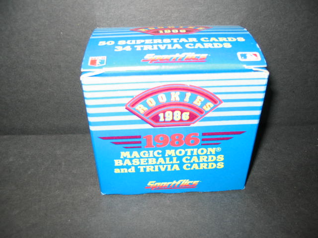1986 Sportflics Baseball Rookies Factory Set