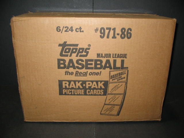 1989 Topps Baseball Rak-Pak Picture Cards 24 packs 