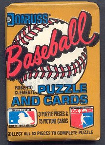1987 Donruss Baseball Unopened Wax Pack