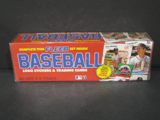 1988 Fleer Baseball Factory Set (Holiday) (Authenticate)