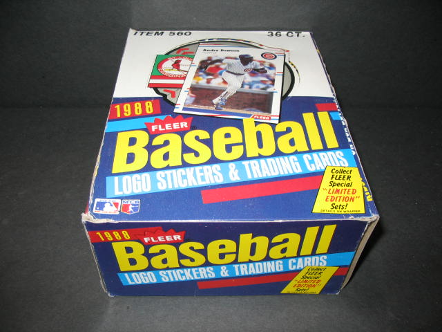 1988 Fleer Baseball Unopened Wax Box