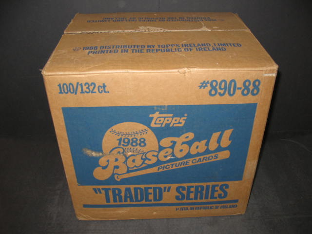 1988 Topps Baseball Traded Factory Set Case (100 Sets)