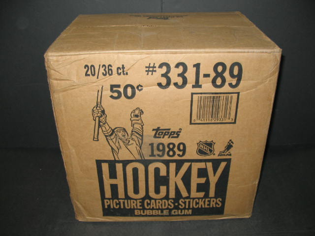 1989/90 Topps Hockey Unopened Wax Case (20 Box) (Sealed)