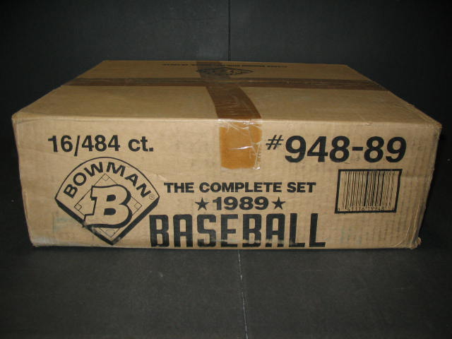 1989 Bowman Baseball Factory Set Case (16 Sets) (Sealed)