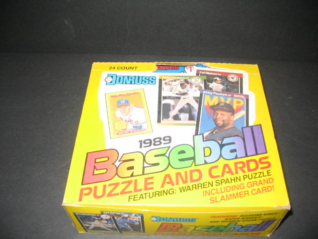 1989 Donruss Baseball Unopened Cello Box