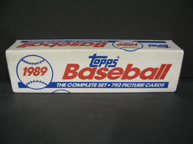 1989 Topps Baseball Factory Set (RWB) (Authenticate)