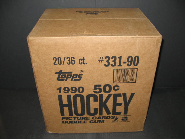 1990/91 Topps Hockey Unopened Wax Case (20 Box) (Sealed)