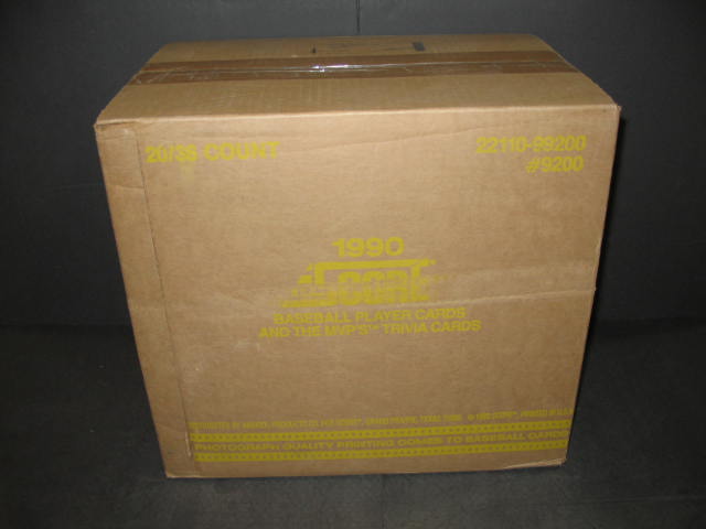 1990 Score Baseball Case (20 Box) (Sealed)