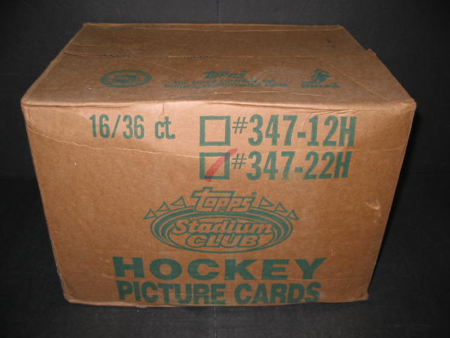 1992/93 Topps Stadium Club Hockey Series 2 Case (16 Box)