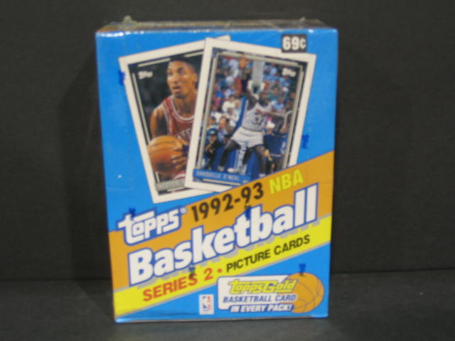 1992/93 Topps Basketball Series 2 Box (36/15)
