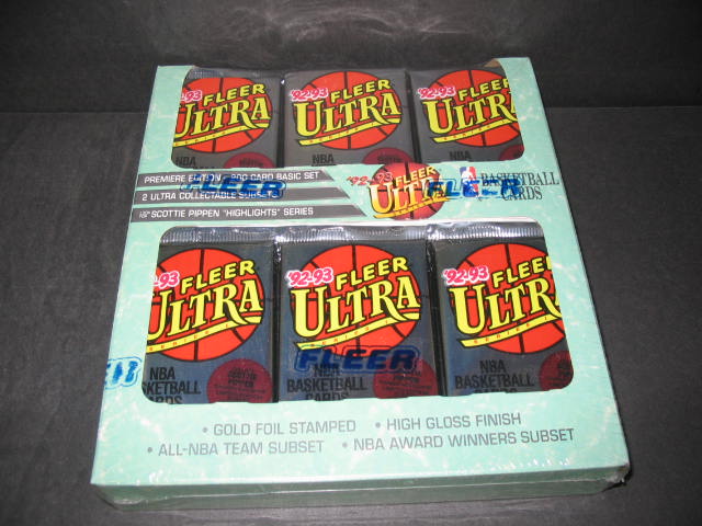 1992/93 Fleer Ultra Basketball Series 1 Box (Magazine)