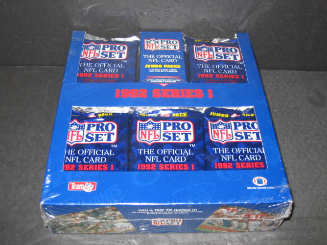 1992 Pro Set Football Series 1 Jumbo Box (20/31)