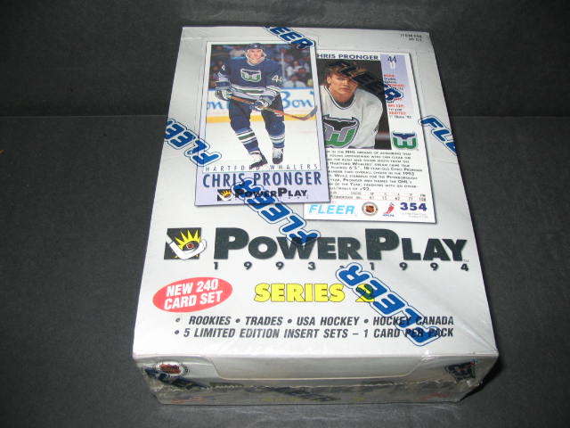 1993/94 Fleer Power Play Hockey Series 2 Box (36/12)