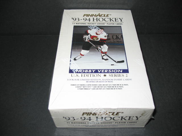 1993/94 Pinnacle Hockey Series 2 Box (U.S.) (Hobby) (36/15)