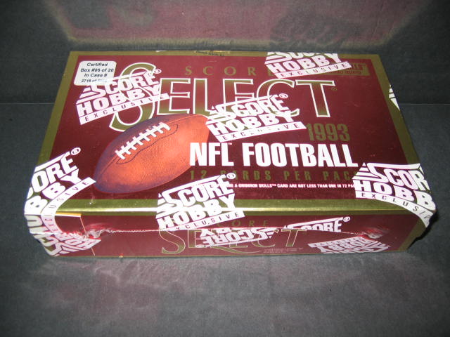 1993 Score Select Football Box (Hobby) (36/12)