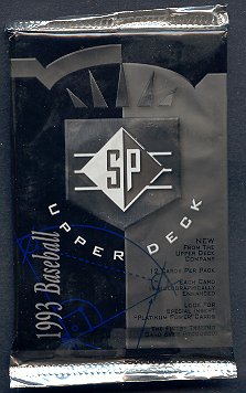1993 Upper Deck SP Baseball Unopened Pack – Baseball Card Exchange