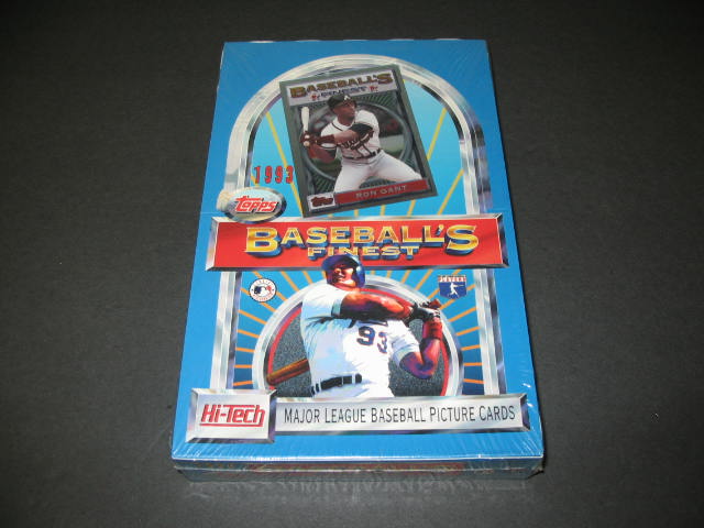 1993 Topps Finest Baseball Unopened Box (18/6)