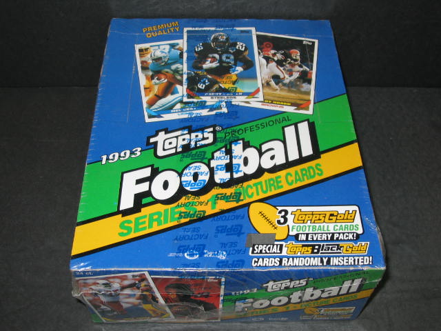 1993 Topps Football Series 1 Rack Box (24/45)