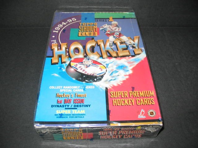 1994/95 Topps Stadium Club Hockey Series 1 Box (24/12)