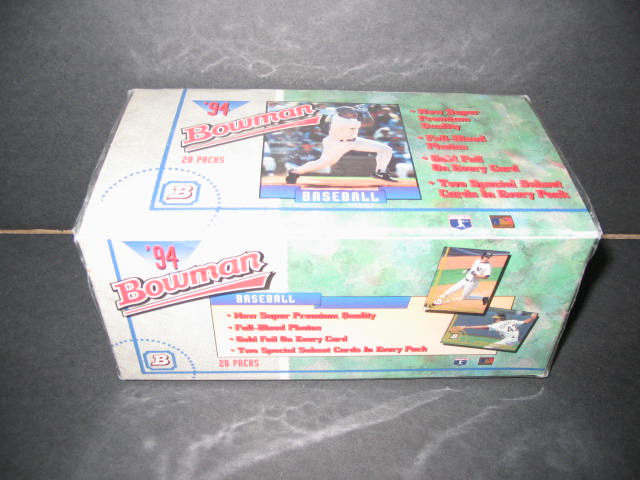 1994 Bowman Baseball Jumbo Box (20/20)